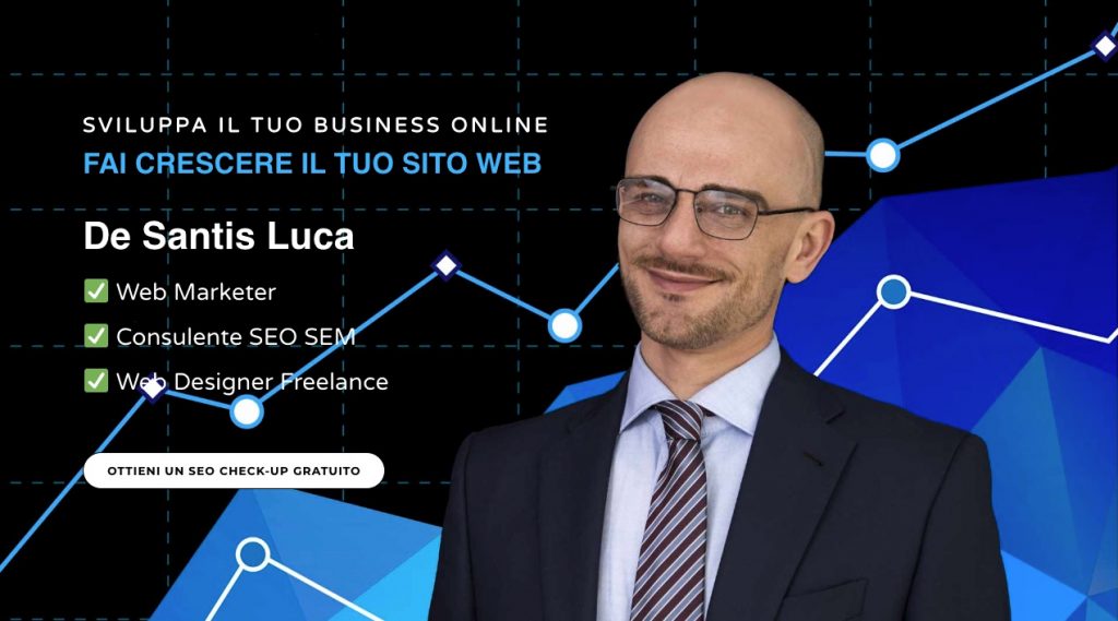 Luca De Santis, consulente SEO esperto in Ecommerce