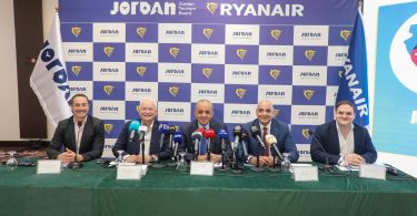 Ryanair amplia la rete invernale verso la Giordania